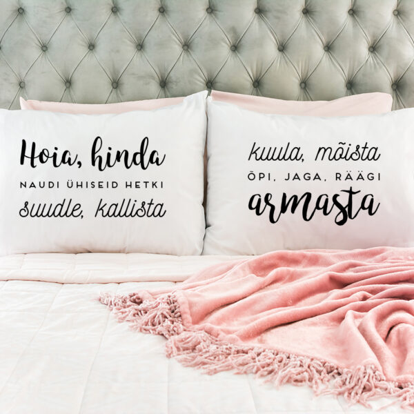 Sõnumiga padjapüürid